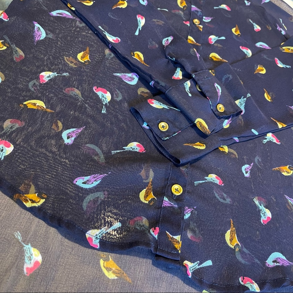 PaperMoon’ Chiffon Button Down - Picture 6 of 7
